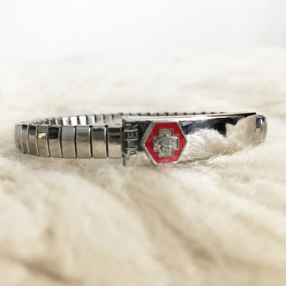 Silver Medical Bracelet